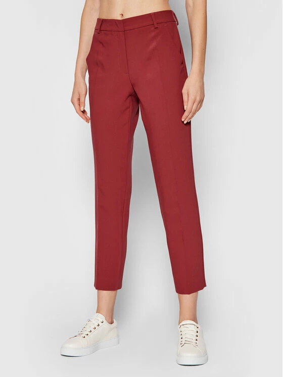 Weekend Max Mara Γυναίκες Παντελόνια Chinos Παντελόνι Chino Patata 51361519 Μπορντό Slim Fit 1 Weekend Max Mara Γυναίκες Παντελόνια Chinos Παντελόνι Chino Patata 51361519 Μπορντό Slim Fit
