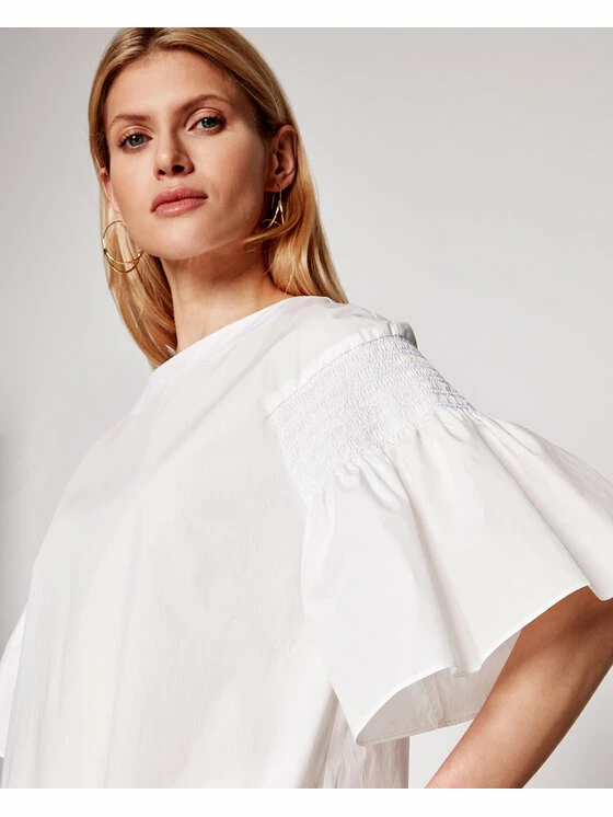 Weekend Max Mara Γυναίκες Καθημερινά Φορέματα Φόρεμα καθημερινό Pacos 52212211 Λευκό Regular Fit 4 Weekend Max Mara Γυναίκες Καθημερινά Φορέματα Φόρεμα καθημερινό Pacos 52212211 Λευκό Regular Fit - Image 4