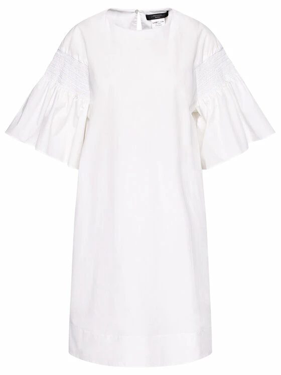 Weekend Max Mara Γυναίκες Καθημερινά Φορέματα Φόρεμα καθημερινό Pacos 52212211 Λευκό Regular Fit 5 Weekend Max Mara Γυναίκες Καθημερινά Φορέματα Φόρεμα καθημερινό Pacos 52212211 Λευκό Regular Fit - Image 5